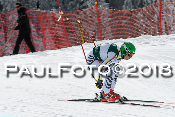 FIS, Int. Dt. Meisterschaft Abfahrt, Training, NC, NJC Damen + Herren, 22.03.2018