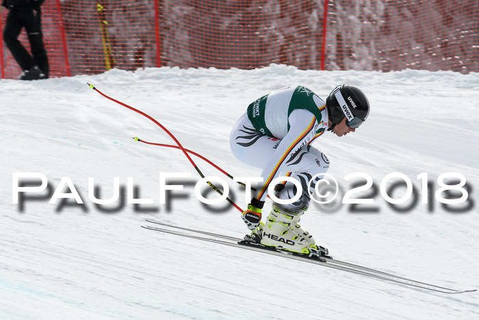 FIS, Int. Dt. Meisterschaft Abfahrt, Training, NC, NJC Damen + Herren, 22.03.2018