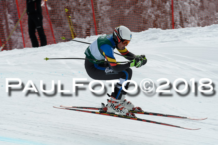 FIS, Int. Dt. Meisterschaft Abfahrt, Training, NC, NJC Damen + Herren, 22.03.2018