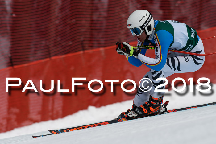 FIS, Int. Dt. Meisterschaft Abfahrt, Training, NC, NJC Damen + Herren, 22.03.2018