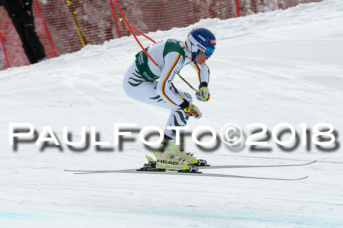 FIS, Int. Dt. Meisterschaft Abfahrt, Training, NC, NJC Damen + Herren, 22.03.2018