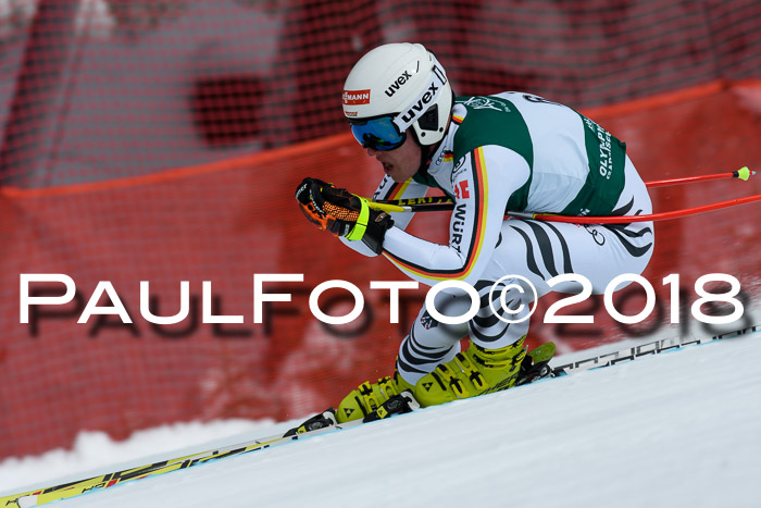 FIS, Int. Dt. Meisterschaft Abfahrt, Training, NC, NJC Damen + Herren, 22.03.2018