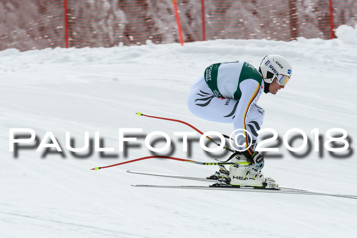 FIS, Int. Dt. Meisterschaft Abfahrt, Training, NC, NJC Damen + Herren, 22.03.2018
