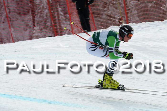 FIS, Int. Dt. Meisterschaft Abfahrt, Training, NC, NJC Damen + Herren, 22.03.2018