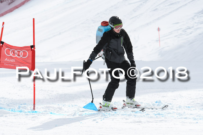 FIS, Int. Dt. Meisterschaft Super-G, NC,  Damen + Herren, 23.03.2018