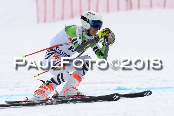 FIS, Int. Dt. Meisterschaft Super-G, NC,  Damen + Herren, 23.03.2018