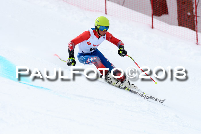 FIS, Int. Dt. Meisterschaft Super-G, NC,  Damen + Herren, 23.03.2018