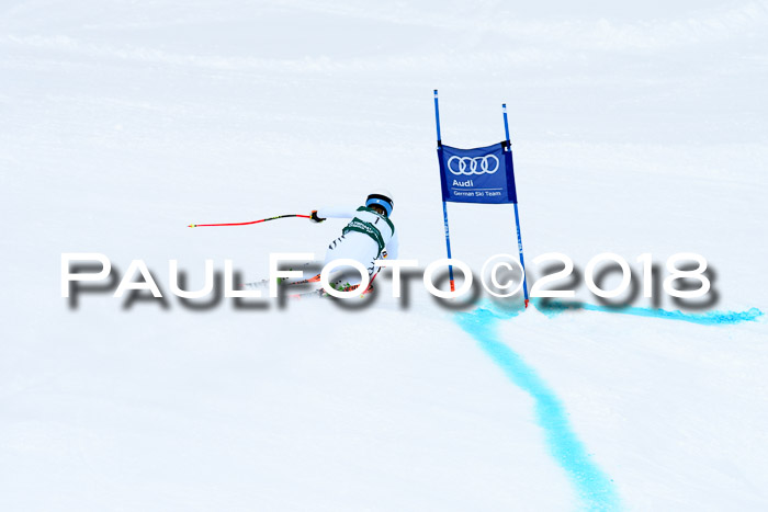 FIS, Int. Dt. Meisterschaft Super-G, NC,  Damen + Herren, 23.03.2018