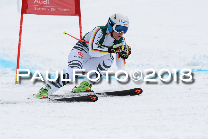 FIS, Int. Dt. Meisterschaft Super-G, NC,  Damen + Herren, 23.03.2018