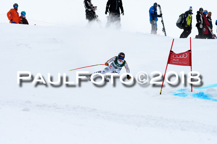 FIS, Int. Dt. Meisterschaft Super-G, NC,  Damen + Herren, 23.03.2018