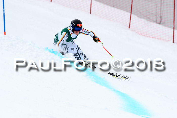 FIS, Int. Dt. Meisterschaft Super-G, NC,  Damen + Herren, 23.03.2018