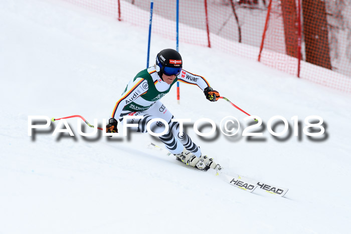 FIS, Int. Dt. Meisterschaft Super-G, NC,  Damen + Herren, 23.03.2018