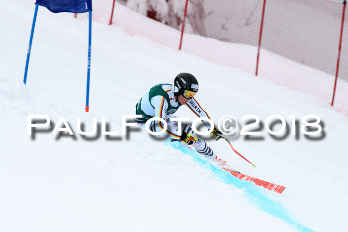 FIS, Int. Dt. Meisterschaft Super-G, NC,  Damen + Herren, 23.03.2018