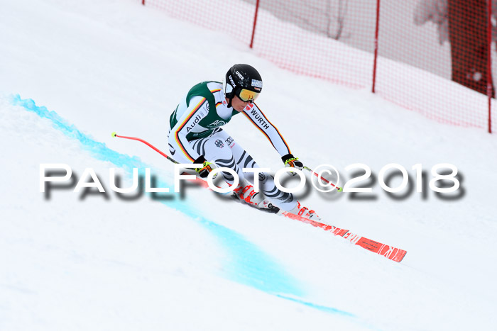 FIS, Int. Dt. Meisterschaft Super-G, NC,  Damen + Herren, 23.03.2018