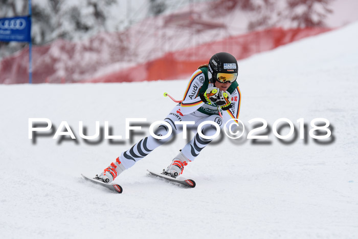 FIS, Int. Dt. Meisterschaft Super-G, NC,  Damen + Herren, 23.03.2018