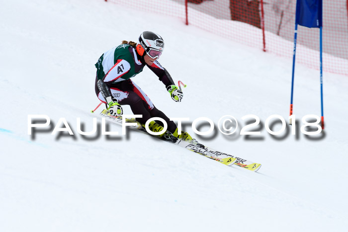FIS, Int. Dt. Meisterschaft Super-G, NC,  Damen + Herren, 23.03.2018