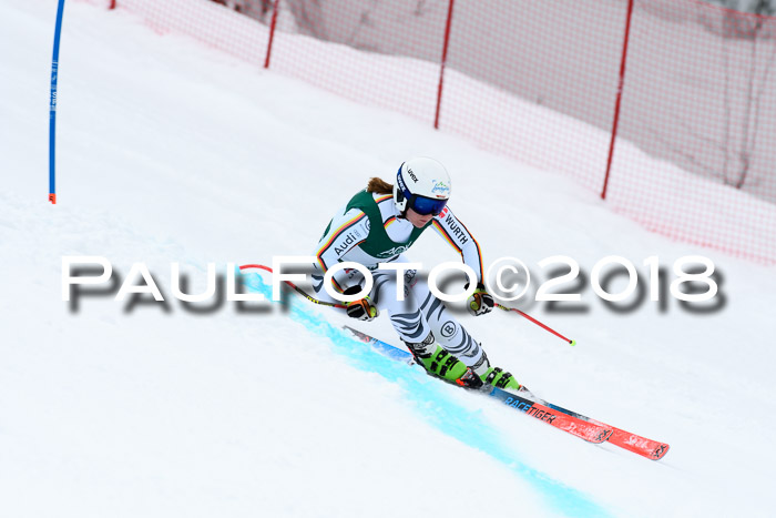 FIS, Int. Dt. Meisterschaft Super-G, NC,  Damen + Herren, 23.03.2018