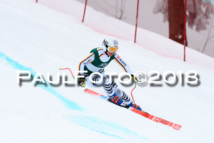FIS, Int. Dt. Meisterschaft Super-G, NC,  Damen + Herren, 23.03.2018