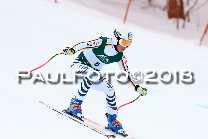 FIS, Int. Dt. Meisterschaft Super-G, NC,  Damen + Herren, 23.03.2018