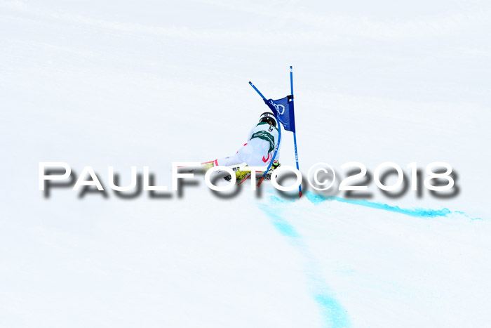 FIS, Int. Dt. Meisterschaft Super-G, NC,  Damen + Herren, 23.03.2018