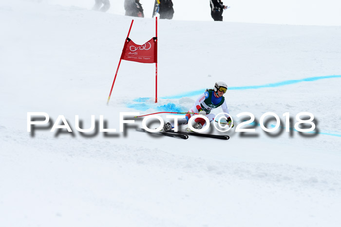 FIS, Int. Dt. Meisterschaft Super-G, NC,  Damen + Herren, 23.03.2018