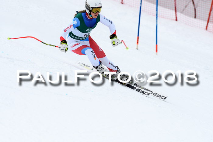 FIS, Int. Dt. Meisterschaft Super-G, NC,  Damen + Herren, 23.03.2018