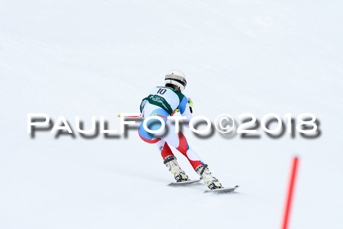 FIS, Int. Dt. Meisterschaft Super-G, NC,  Damen + Herren, 23.03.2018