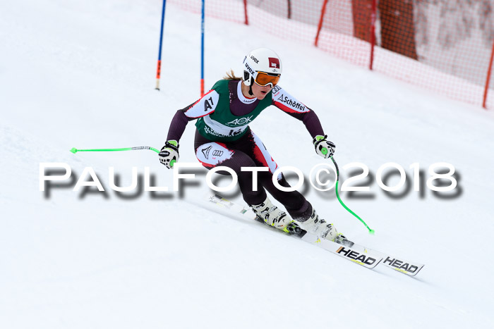 FIS, Int. Dt. Meisterschaft Super-G, NC,  Damen + Herren, 23.03.2018