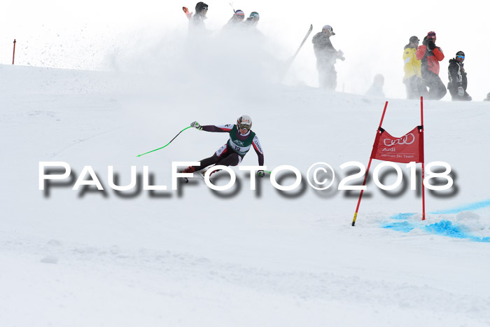 FIS, Int. Dt. Meisterschaft Super-G, NC,  Damen + Herren, 23.03.2018