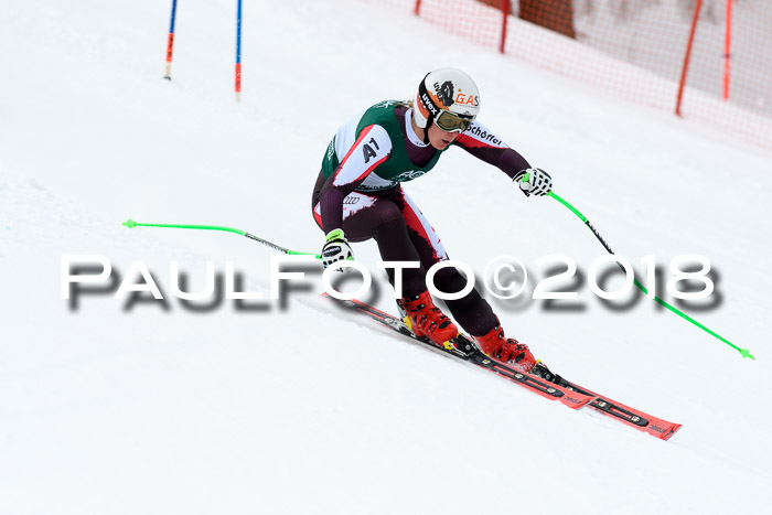 FIS, Int. Dt. Meisterschaft Super-G, NC,  Damen + Herren, 23.03.2018