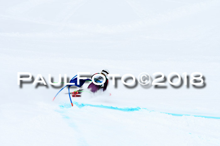 FIS, Int. Dt. Meisterschaft Super-G, NC,  Damen + Herren, 23.03.2018