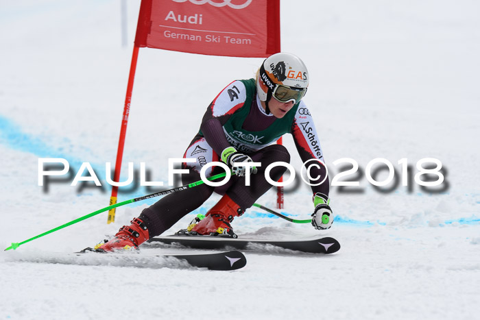 FIS, Int. Dt. Meisterschaft Super-G, NC,  Damen + Herren, 23.03.2018
