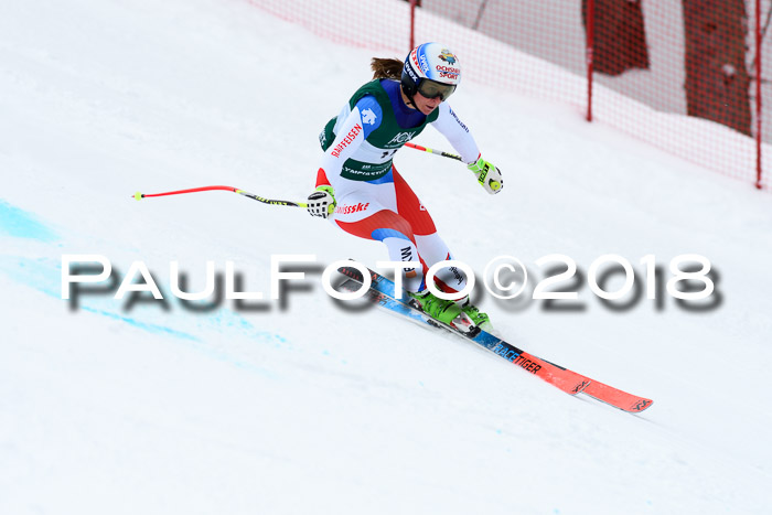 FIS, Int. Dt. Meisterschaft Super-G, NC,  Damen + Herren, 23.03.2018