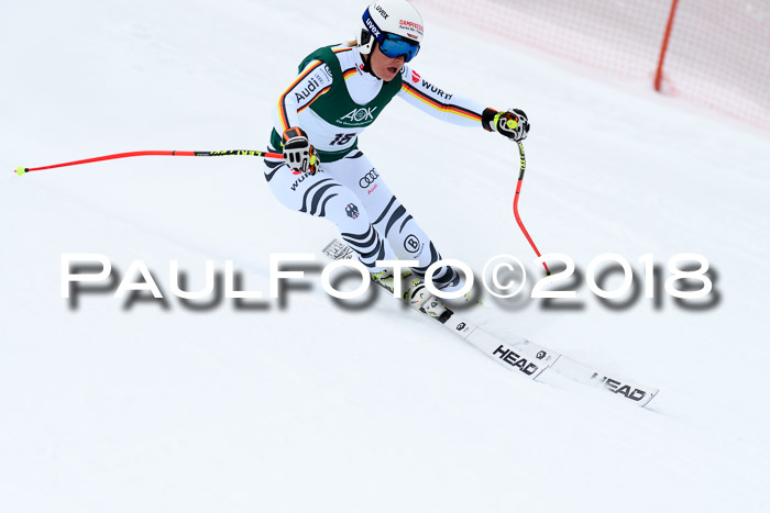 FIS, Int. Dt. Meisterschaft Super-G, NC,  Damen + Herren, 23.03.2018