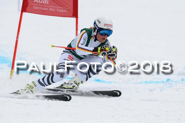 FIS, Int. Dt. Meisterschaft Super-G, NC,  Damen + Herren, 23.03.2018
