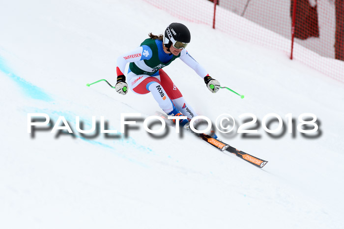 FIS, Int. Dt. Meisterschaft Super-G, NC,  Damen + Herren, 23.03.2018