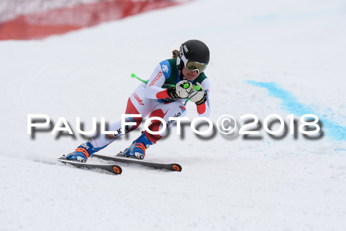 FIS, Int. Dt. Meisterschaft Super-G, NC,  Damen + Herren, 23.03.2018