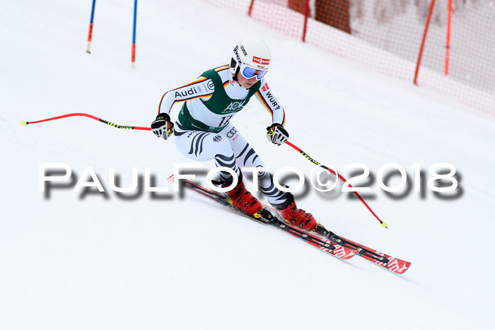 FIS, Int. Dt. Meisterschaft Super-G, NC,  Damen + Herren, 23.03.2018