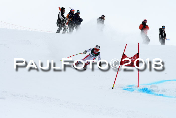 FIS, Int. Dt. Meisterschaft Super-G, NC,  Damen + Herren, 23.03.2018