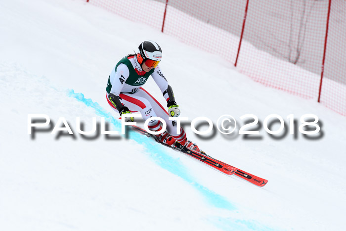 FIS, Int. Dt. Meisterschaft Super-G, NC,  Damen + Herren, 23.03.2018