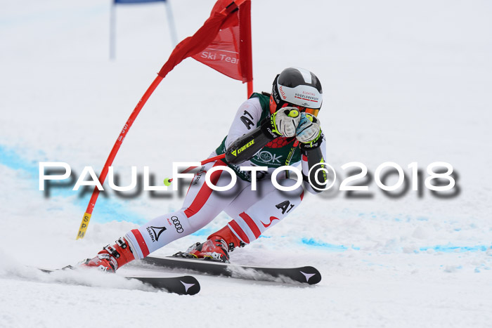 FIS, Int. Dt. Meisterschaft Super-G, NC,  Damen + Herren, 23.03.2018