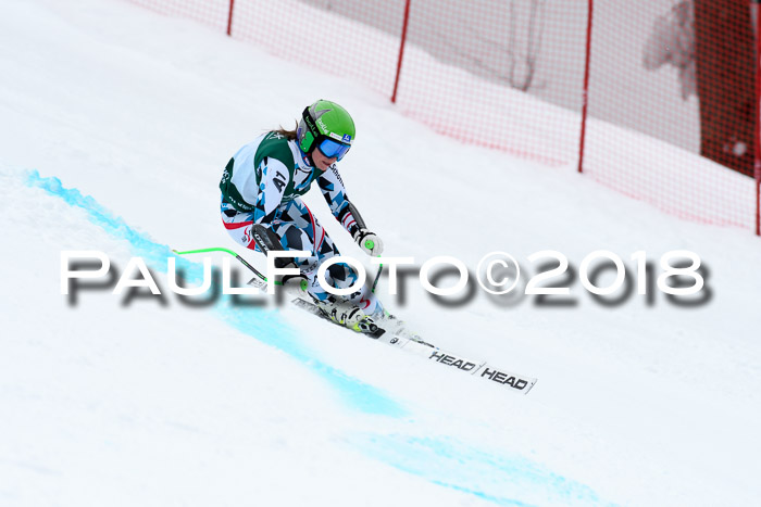 FIS, Int. Dt. Meisterschaft Super-G, NC,  Damen + Herren, 23.03.2018