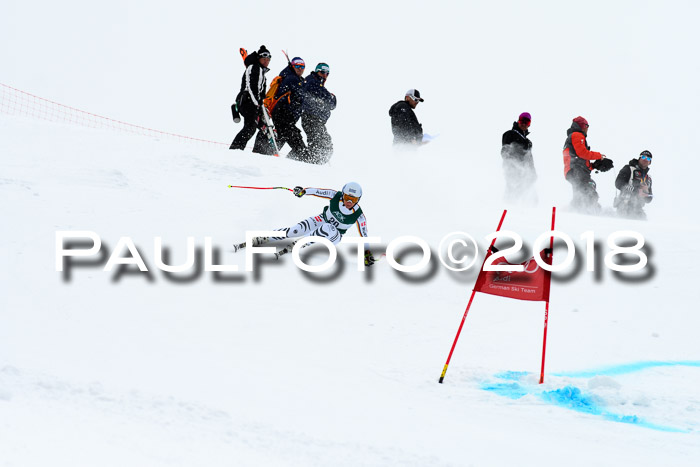 FIS, Int. Dt. Meisterschaft Super-G, NC,  Damen + Herren, 23.03.2018