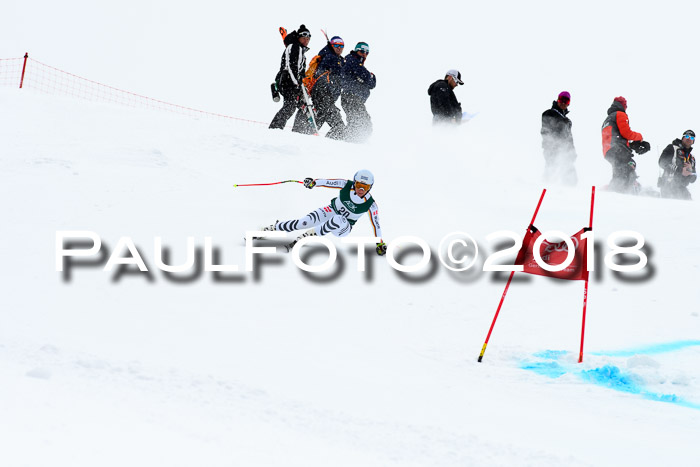 FIS, Int. Dt. Meisterschaft Super-G, NC,  Damen + Herren, 23.03.2018
