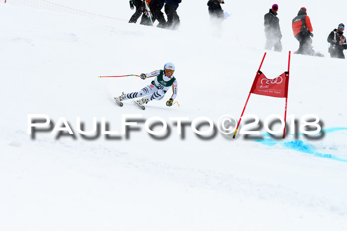 FIS, Int. Dt. Meisterschaft Super-G, NC,  Damen + Herren, 23.03.2018