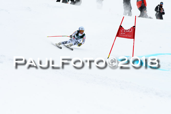 FIS, Int. Dt. Meisterschaft Super-G, NC,  Damen + Herren, 23.03.2018