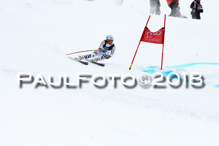FIS, Int. Dt. Meisterschaft Super-G, NC,  Damen + Herren, 23.03.2018