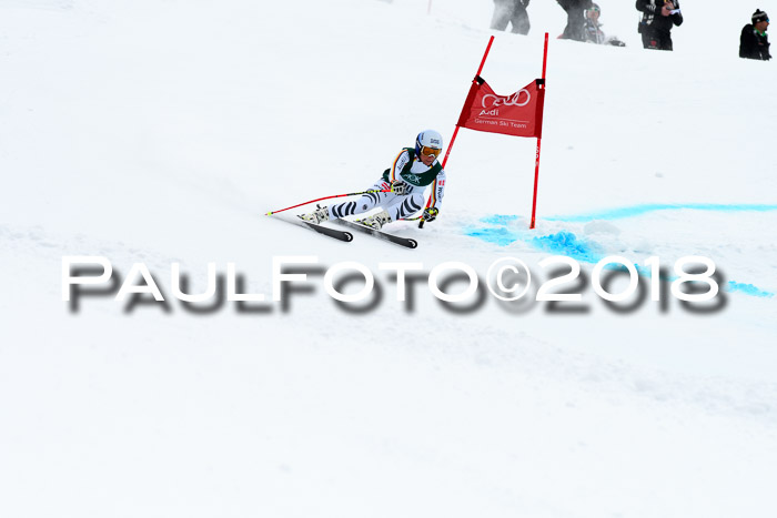 FIS, Int. Dt. Meisterschaft Super-G, NC,  Damen + Herren, 23.03.2018