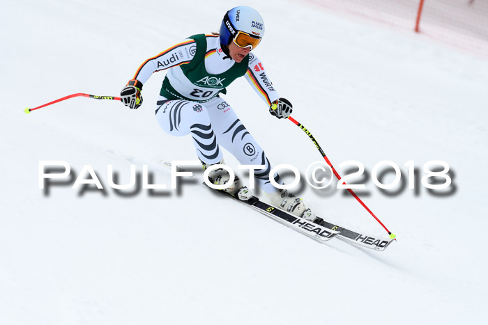 FIS, Int. Dt. Meisterschaft Super-G, NC,  Damen + Herren, 23.03.2018