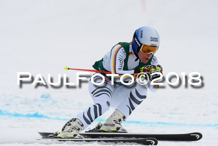 FIS, Int. Dt. Meisterschaft Super-G, NC,  Damen + Herren, 23.03.2018